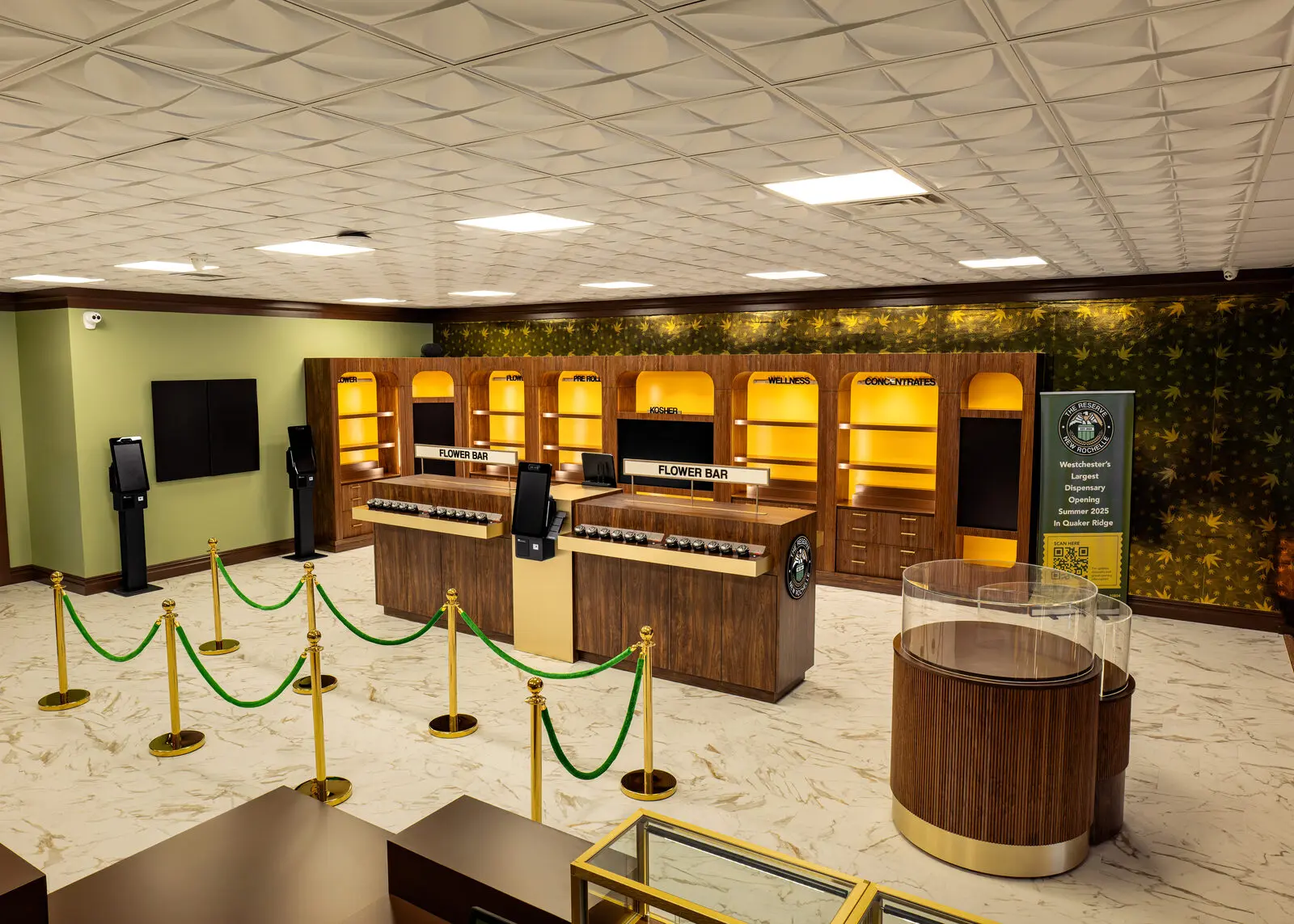 The Reserve's flower bar